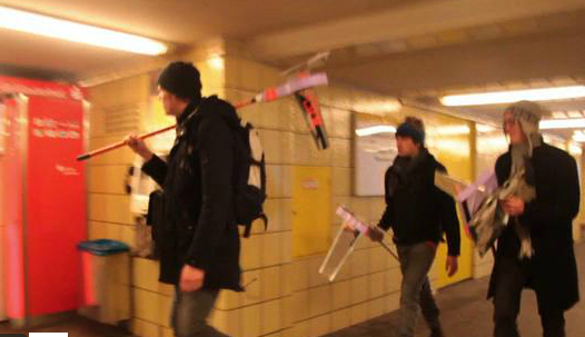 calidoscopi a berlino azione metro berlino